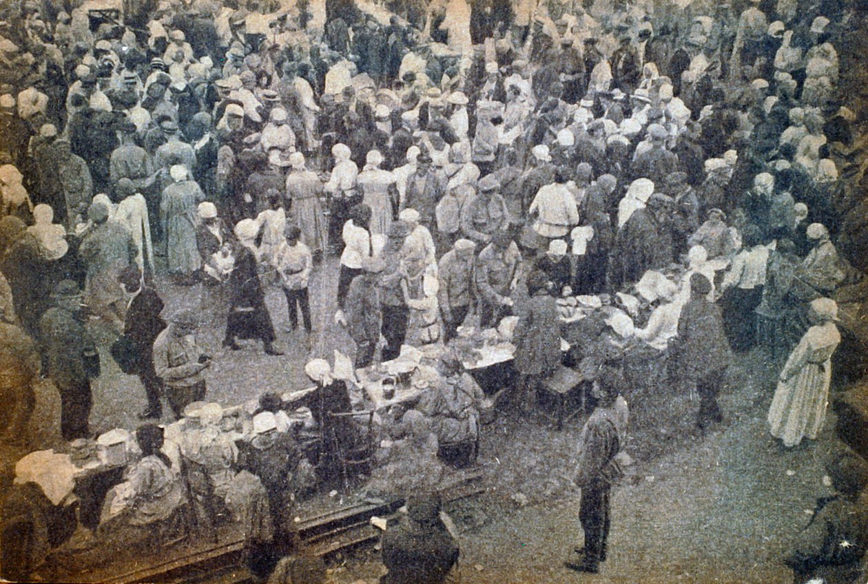 سوق سمولينسك ، موسكو ، اتحاد الجمهوريات الاشتراكية السوفياتية ، 1920s بواسطة غير معروف