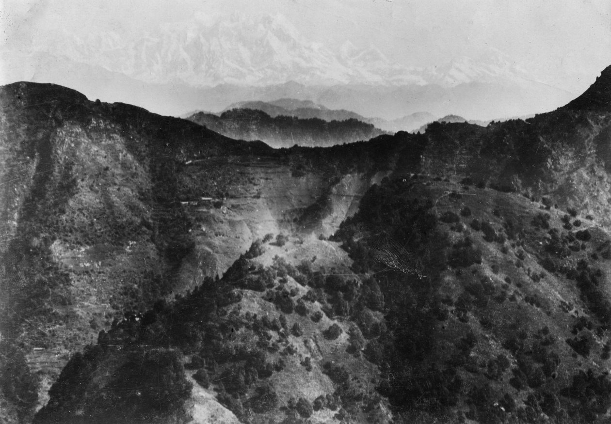 ثلج على جبال الهيمالايا ، مأخوذة من شقراطة ، 1917 بواسطة غير معروف