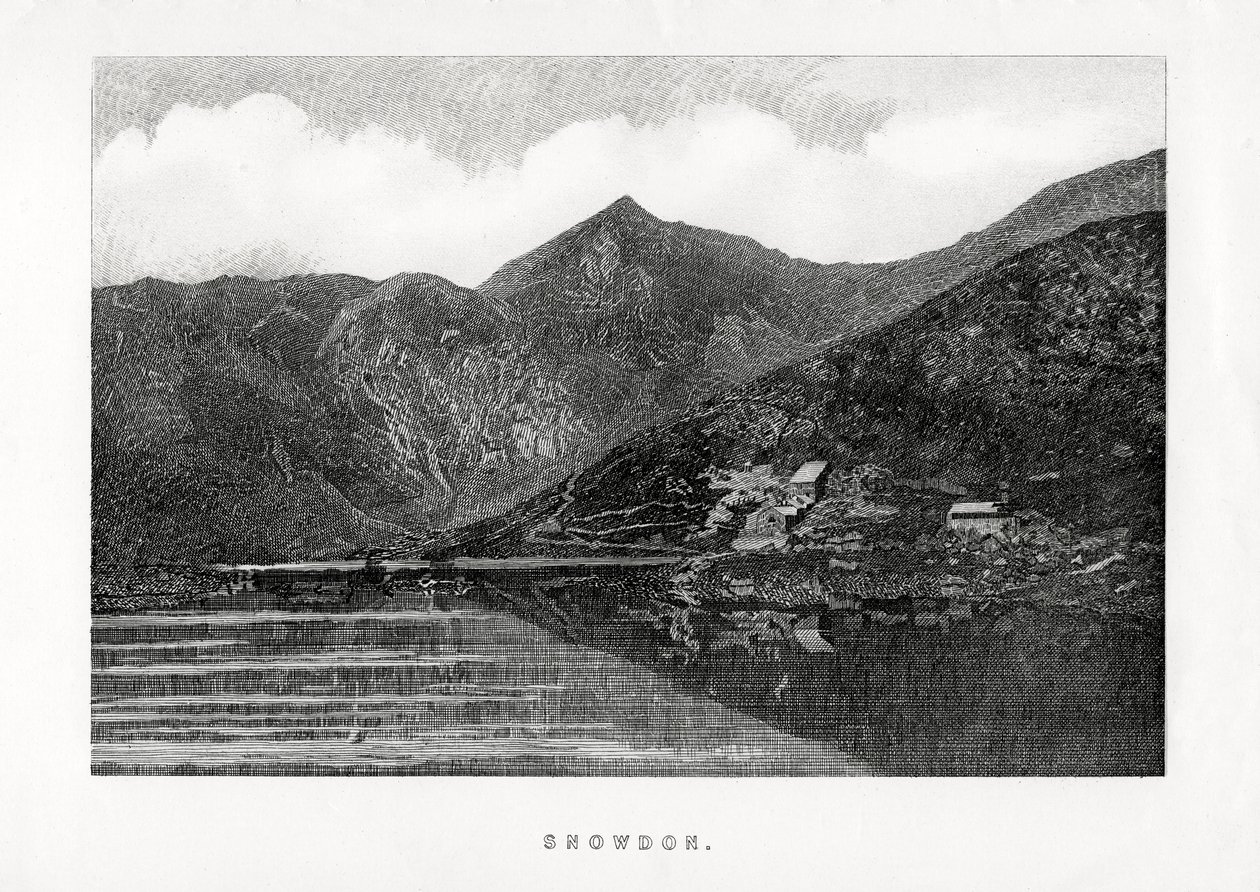 سنودون ، ويلز ، 1896 بواسطة غير معروف