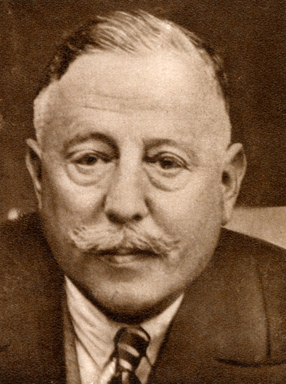 سول جي نيومان ، رئيس راديو بيكتشرز في بريطانيا العظمى ، 1933 بواسطة غير معروف
