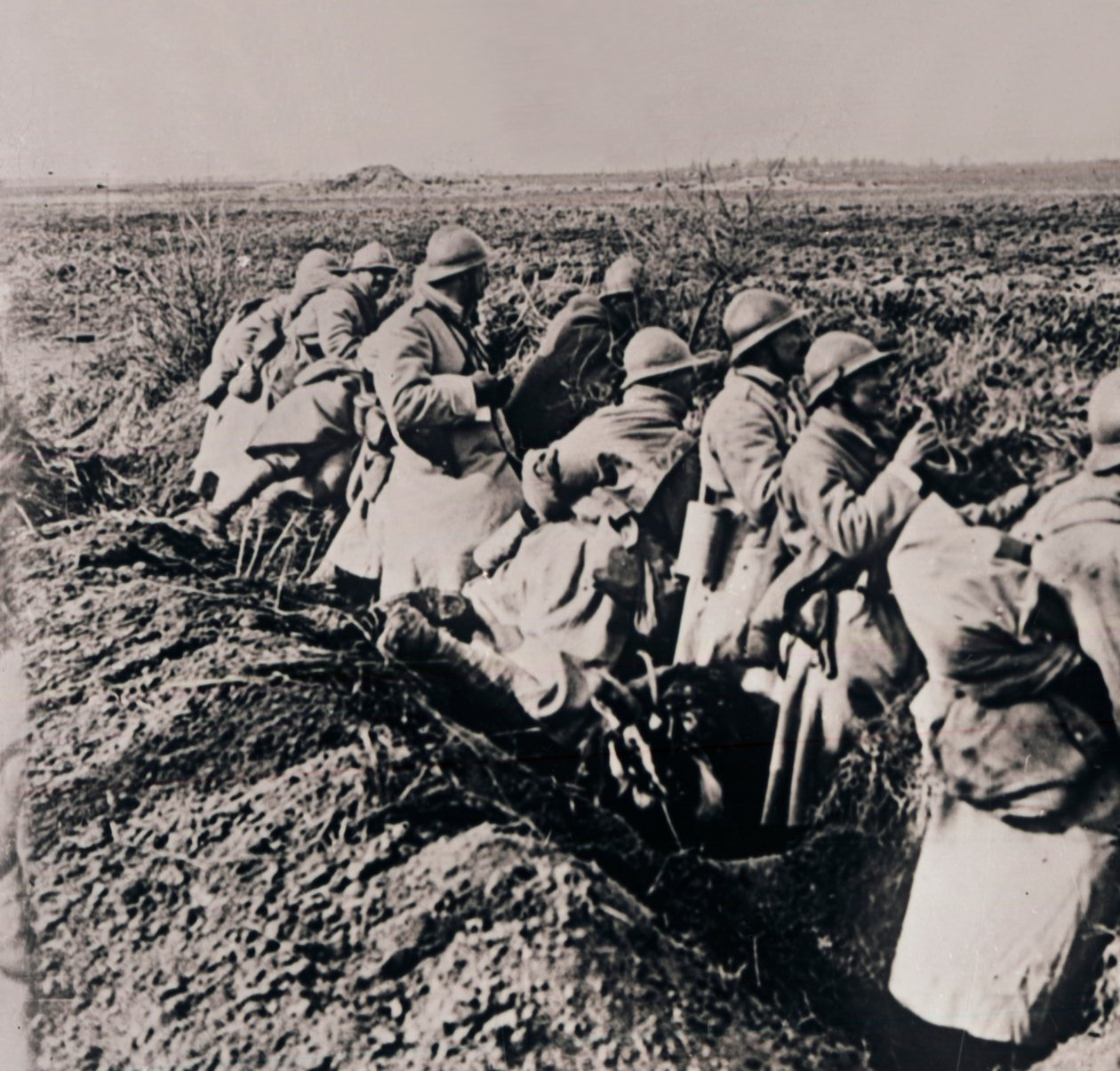 الجنود على الخط الأمامي ، c1914-c1918 بواسطة غير معروف