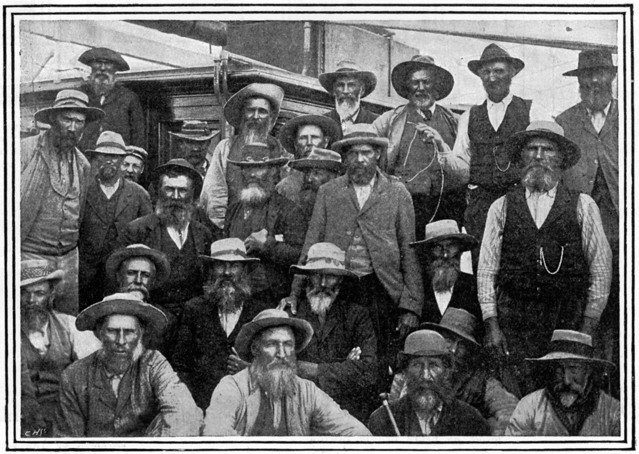بعض ضباط Cronjes Boer بعد Paardeberg ، حرب البوير الثانية ، 1900 بواسطة غير معروف