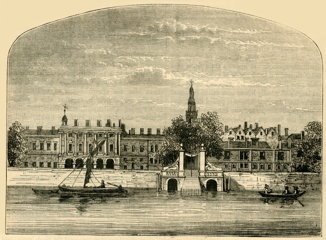 بيت وسلالم سومرست ، 1881. بواسطة غير معروف