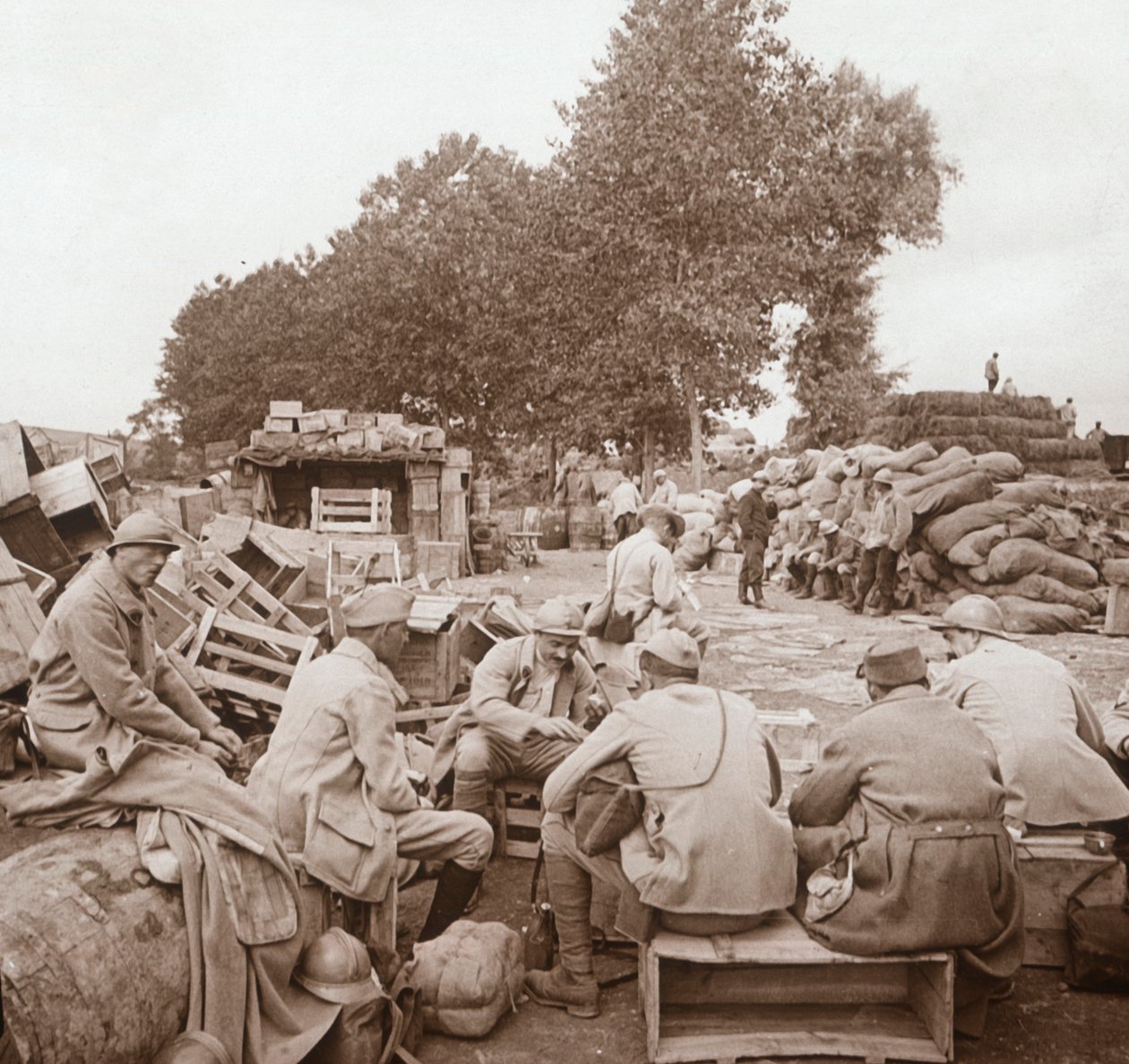 حساء ، Genicourt ، شمال فرنسا ، c1914-c1918 بواسطة غير معروف