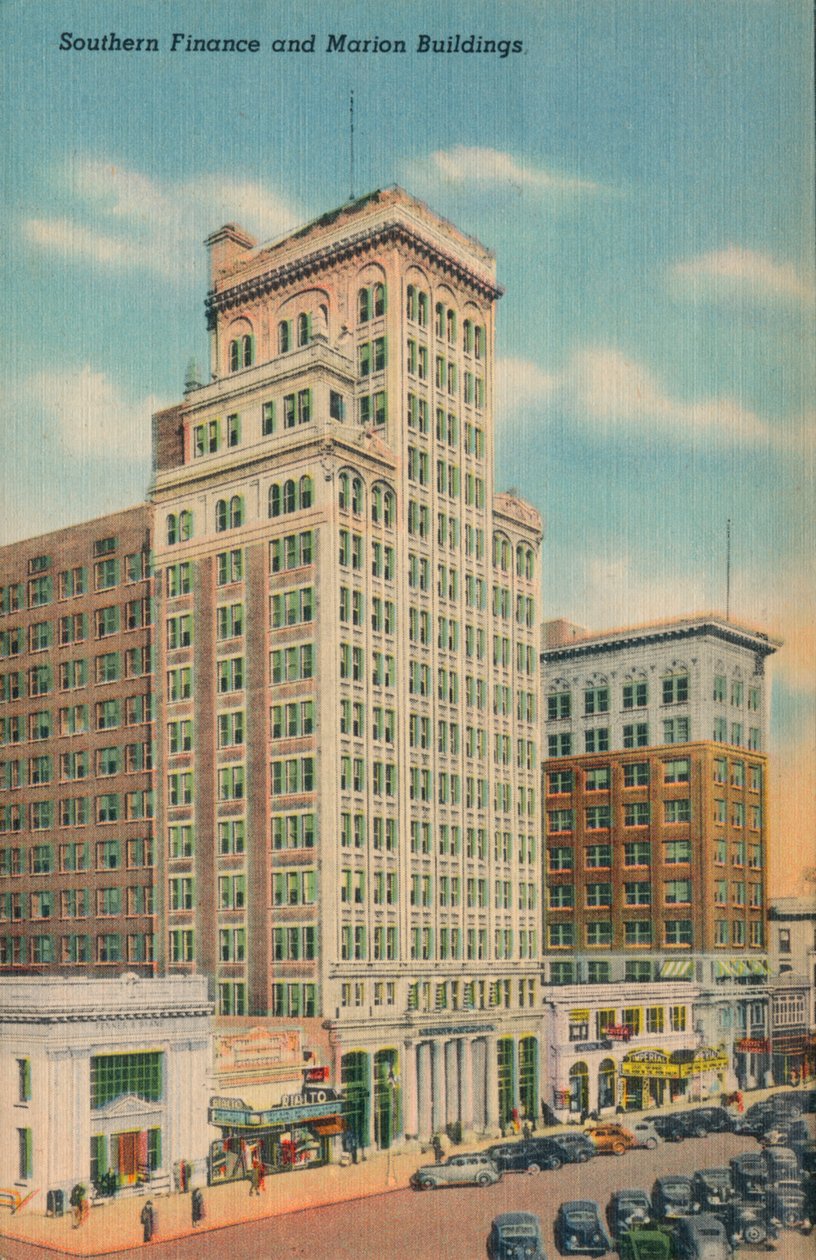 Southern Finance and Marion Buildings ، أوغواتا ، جورجيا ، 1943 بواسطة غير معروف