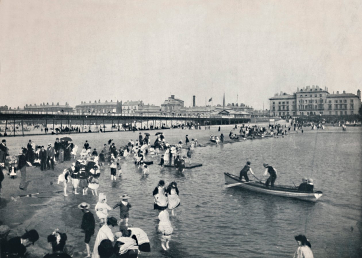 ساوثبورت - الرصيف والبحيرة الجنوبية ، 1895 بواسطة غير معروف