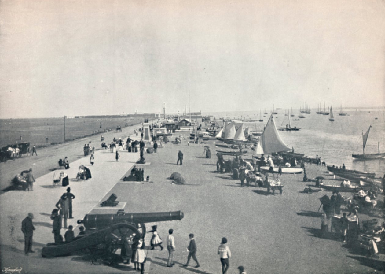 جنوب البحر - منظر عام للشاطئ ، 1895 بواسطة غير معروف