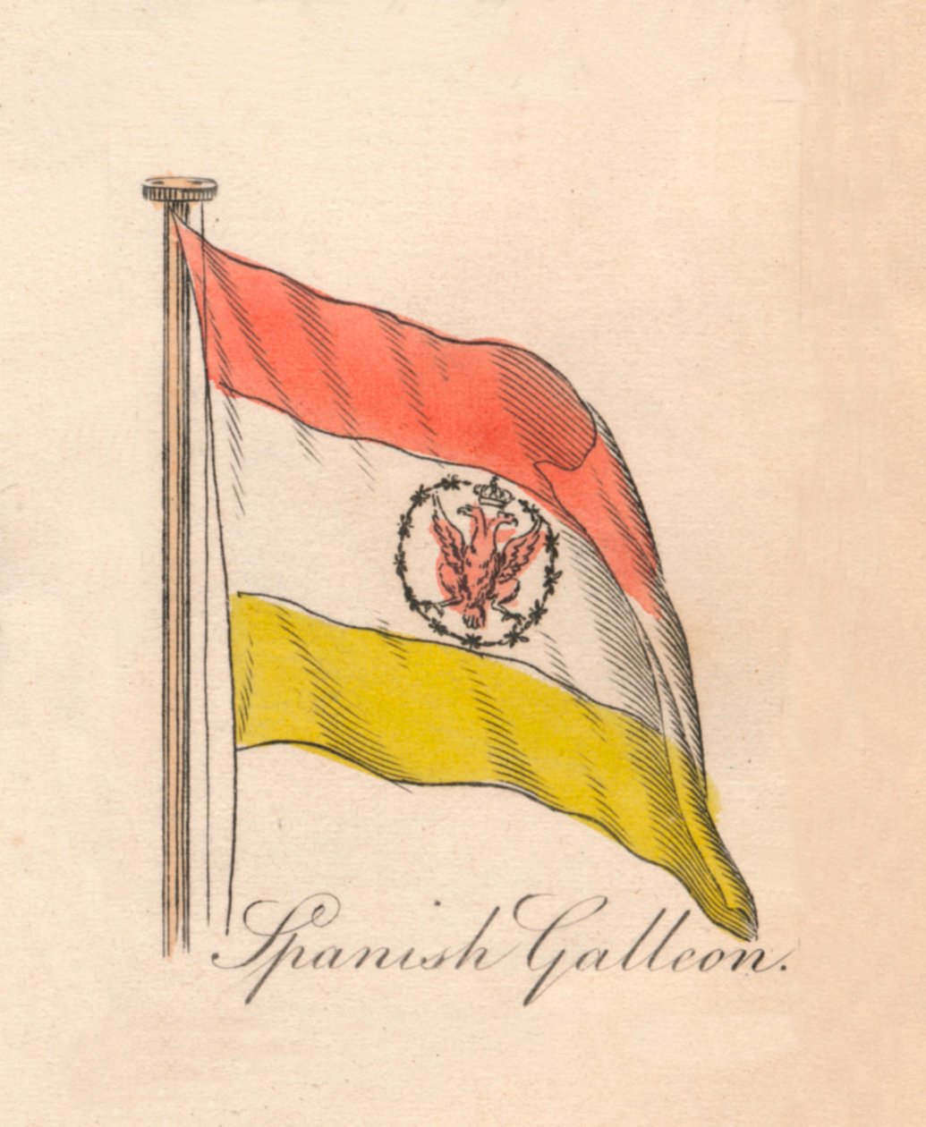 جاليون الإسباني ، 1838 بواسطة غير معروف