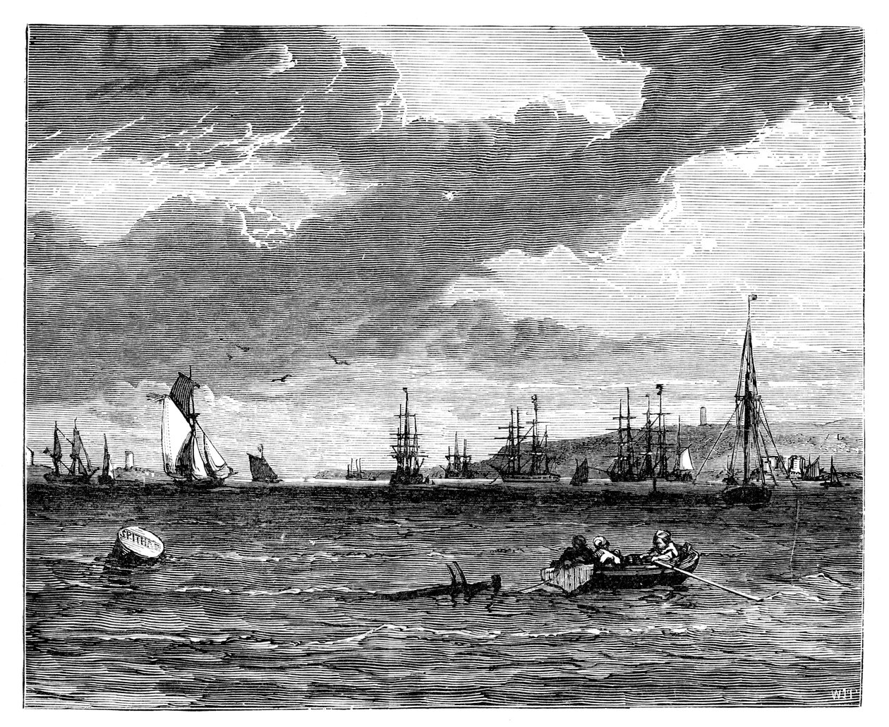 Spithead ، هامبشاير ، c1888 بواسطة غير معروف