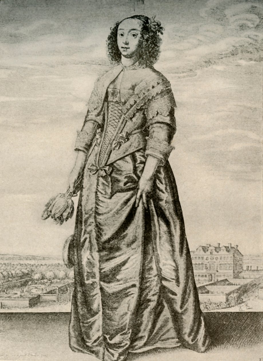 الربيع - فستان داخلي أنيق لسيدة إنجليزية ، عهد تشارلز الأول ، c1620-1640 ، 1937 بواسطة غير معروف