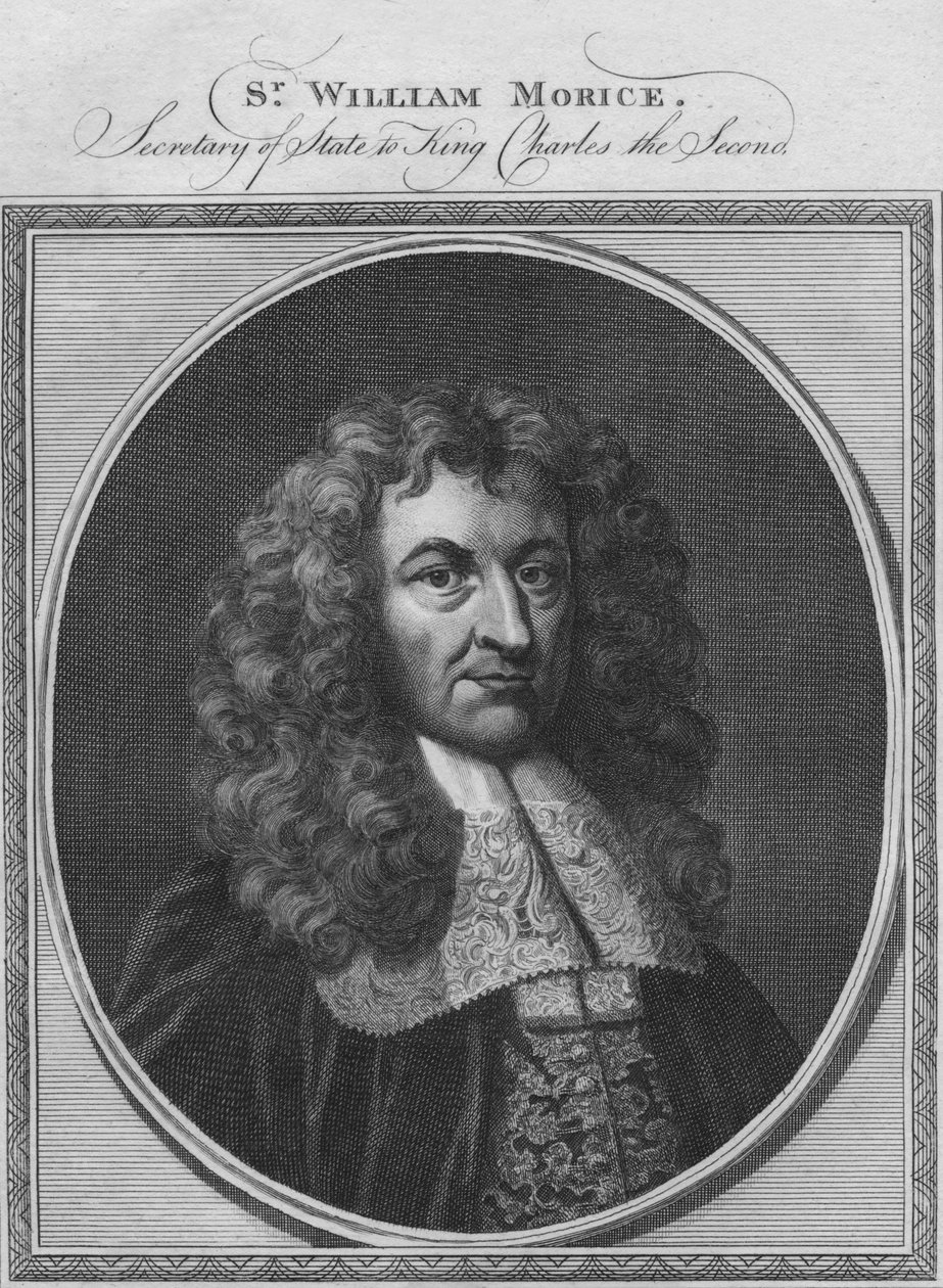 الأب ويليام موريس ، وزير الدولة للملك تشارلز الثاني ، 1784. بواسطة غير معروف