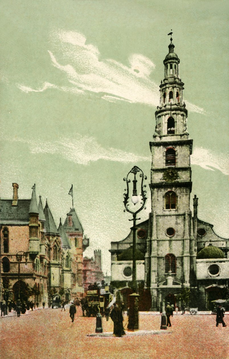 سانت كليمنت دينز ، ستراند ، لندن ، c1910. بواسطة غير معروف