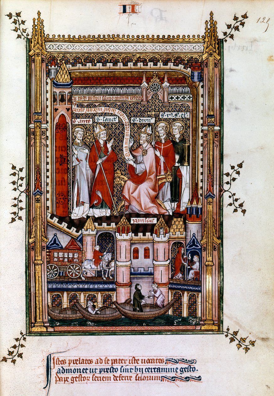 سانت دينيس ، 1317 بواسطة غير معروف