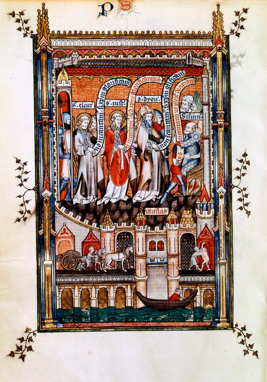 القديس دينيس قبل Sissinius ، 1317 بواسطة غير معروف