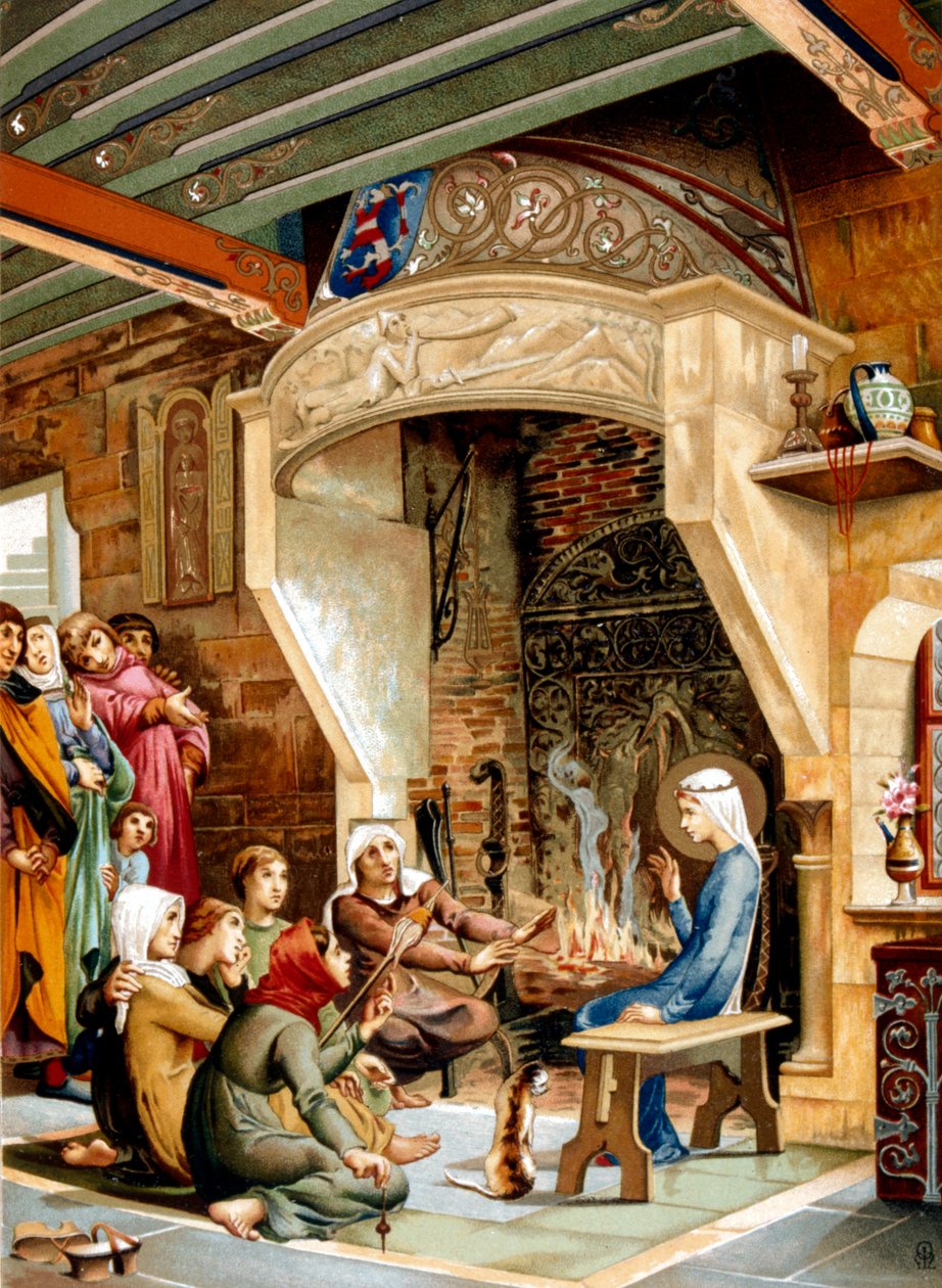 سانت إليزابيث من المجر ، 1878 بواسطة غير معروف