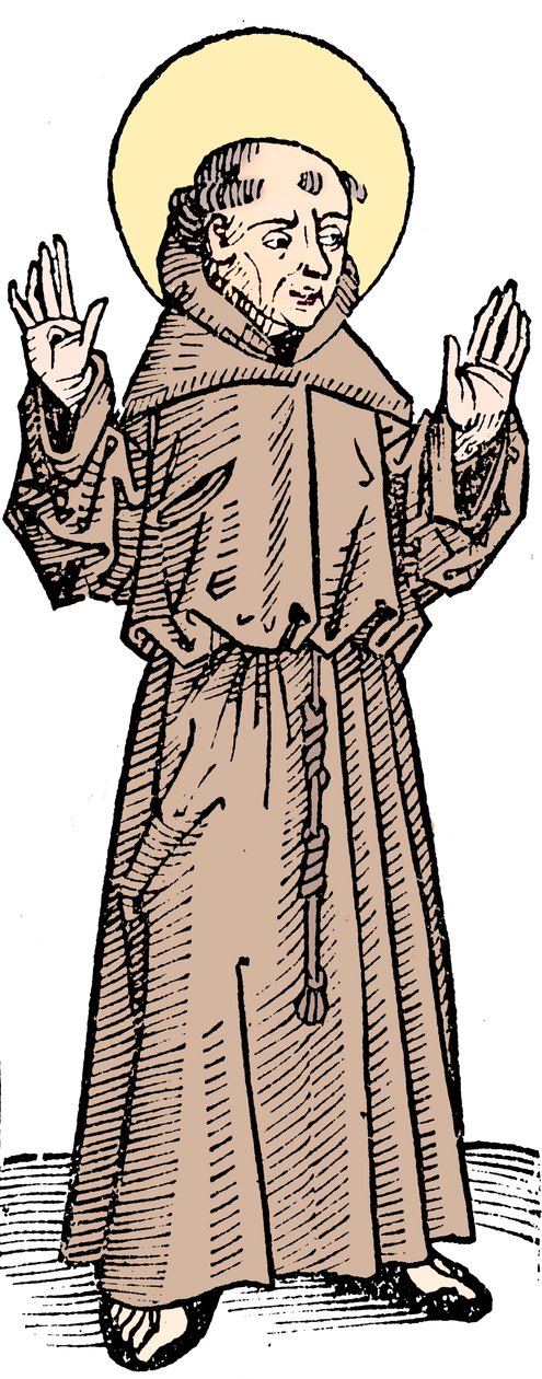 القديس فرنسيس الأسيزي ، القس الإيطالي ومؤسس النظام الفرنسيسكاني ، 1493 بواسطة غير معروف