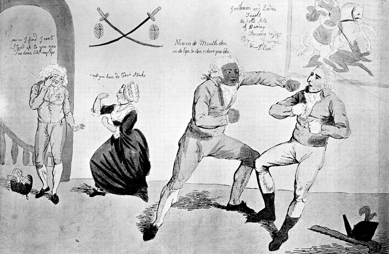 سانت جورج والتنين و Mademoiselle Riposting ، 1789 بواسطة غير معروف