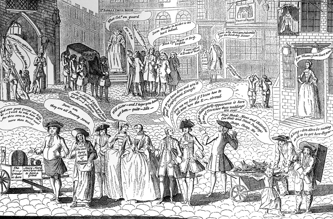 القديس جاميس في أكتوبر ... ، 1750 بواسطة غير معروف