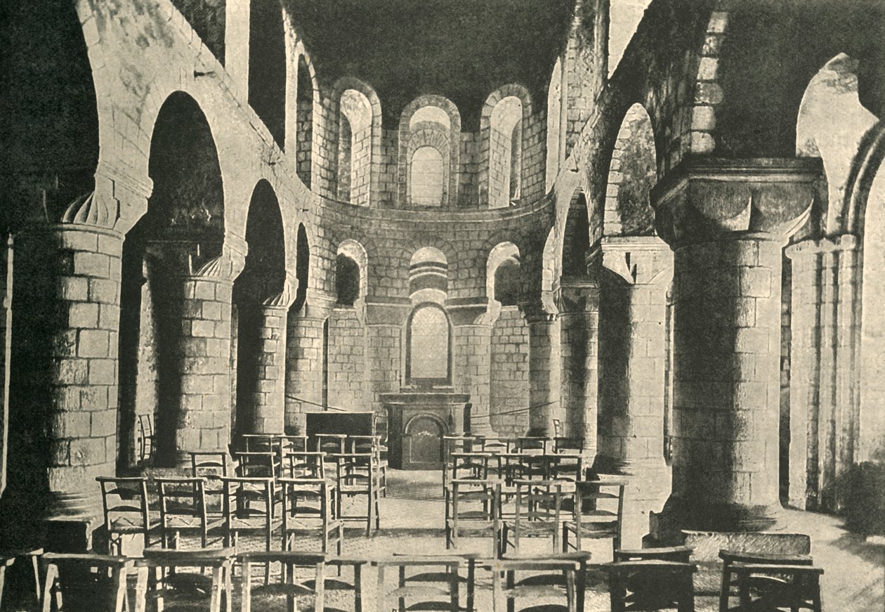 كنيسة سانت جونز ، برج لندن ، نورمان العمارة ، 1908 بواسطة غير معروف