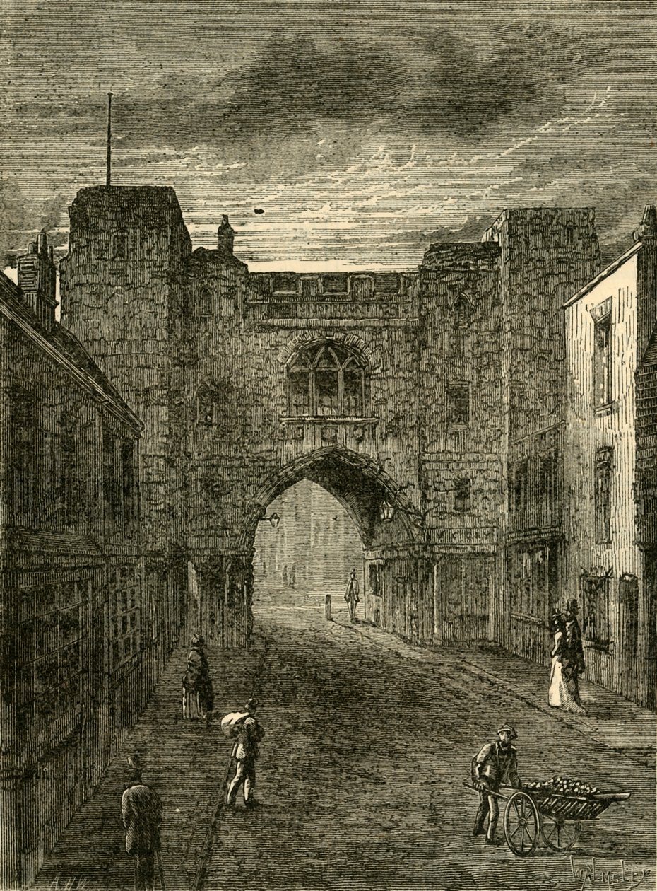 بوابة سانت جونز ، Clerkenwell ، c1872. بواسطة غير معروف