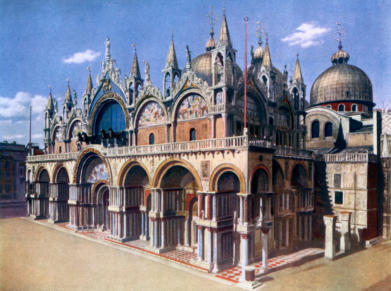 كنيسة سانت ماركس ، البندقية ، إيطاليا ، 1926 بواسطة غير معروف