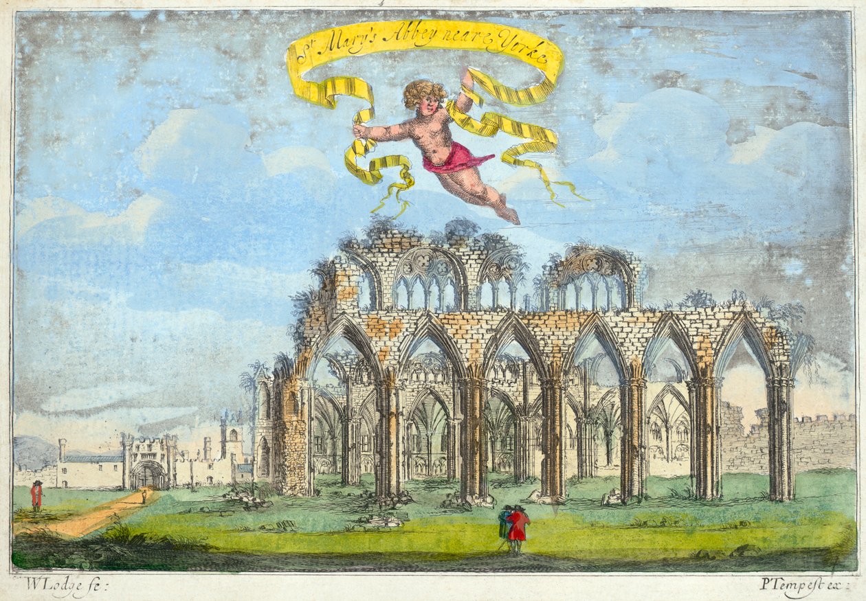 دير سانت ماري ، يورك ، يوركشاير ، 1720 بواسطة غير معروف