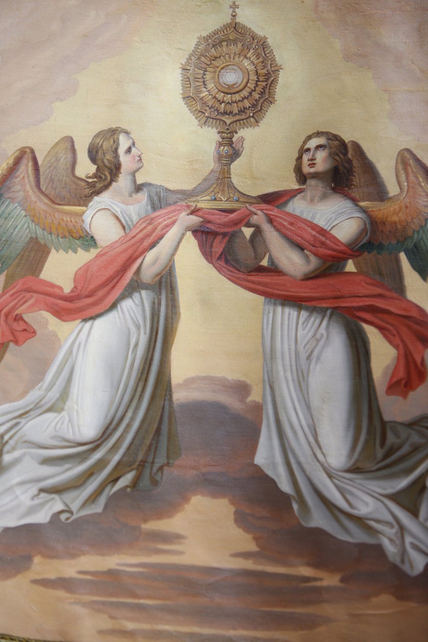 كنيسة القديس بطرس (Peterskirche) القربان المقدس ، فيينا ، النمسا بواسطة غير معروف