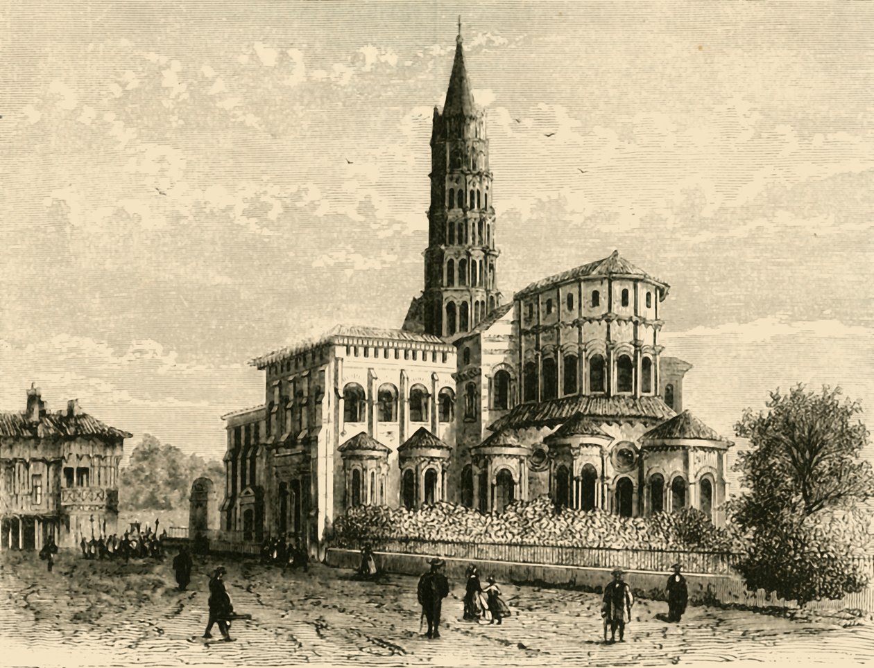 سانت سيرنين ، تولوز ، 1890. بواسطة غير معروف