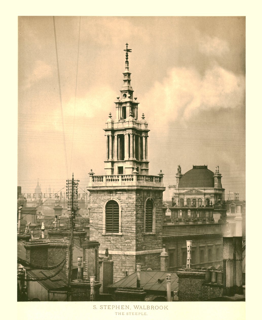 سانت ستيفن والبروك ، The Steeple ، منتصف أواخر القرن التاسع عشر. بواسطة غير معروف