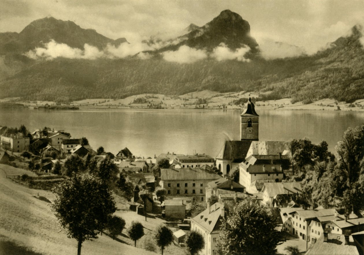 القديس فولفجانج في Salzkammergut ، النمسا العليا ، c1935. بواسطة غير معروف