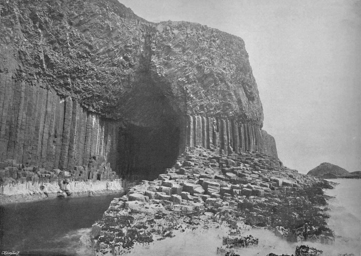 ستافا - كهف فنغالس ، 1895 بواسطة غير معروف