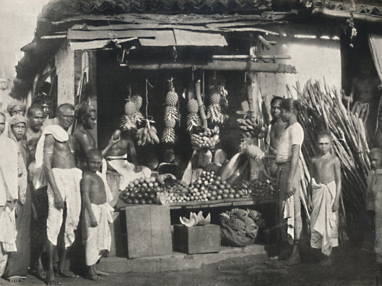جناح بائع فواكه في كولومبو ، 1926 بواسطة غير معروف