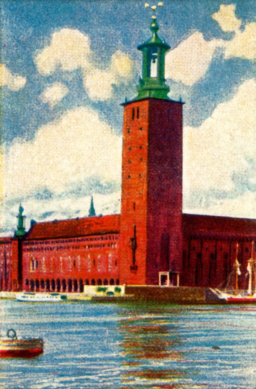 ستوكهولم سيتي هول ، c1928. بواسطة غير معروف