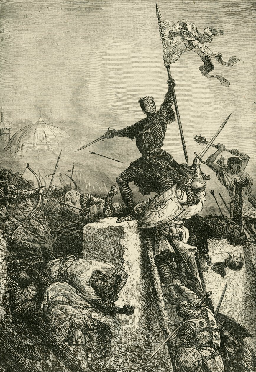 اقتحام القسطنطينية من قبل بالدوين ، كونت فلاندرز ، 1204 ، 1890. بواسطة غير معروف