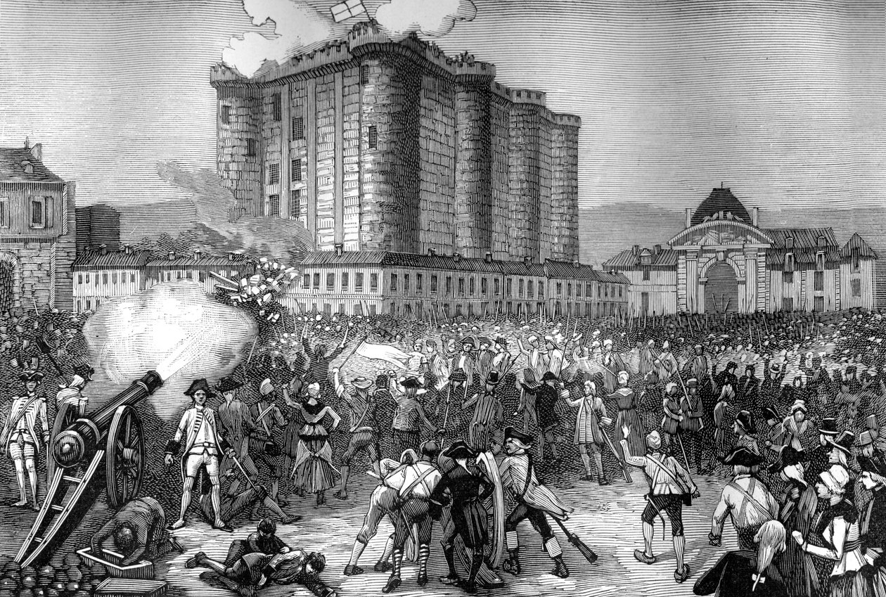 اقتحام الباستيل ، باريس ، 14 يوليو 1789 1882-1884 بواسطة غير معروف