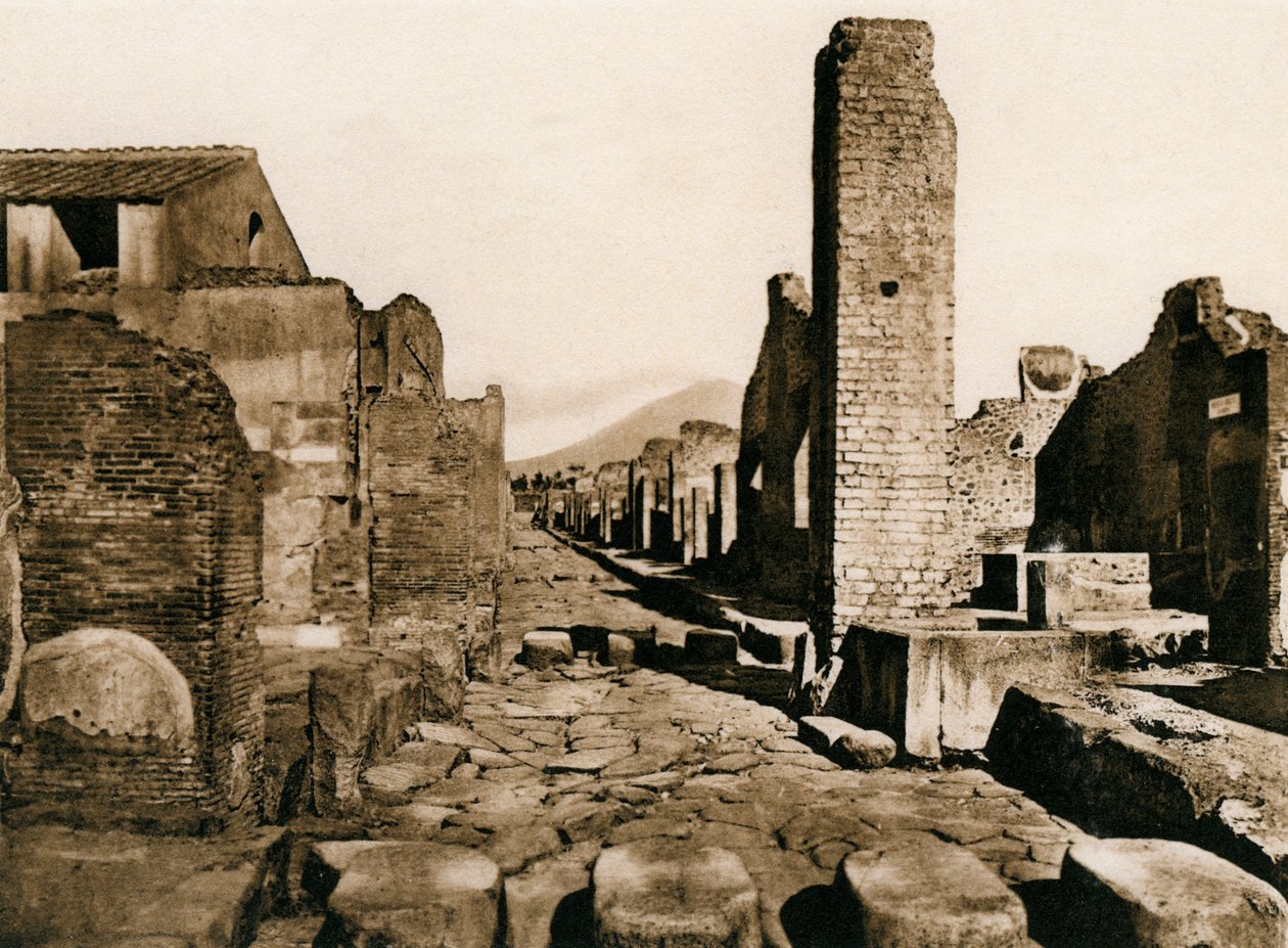 سترادا ستابيانا ، بومبي ، إيطاليا ، ج 1900 بواسطة غير معروف