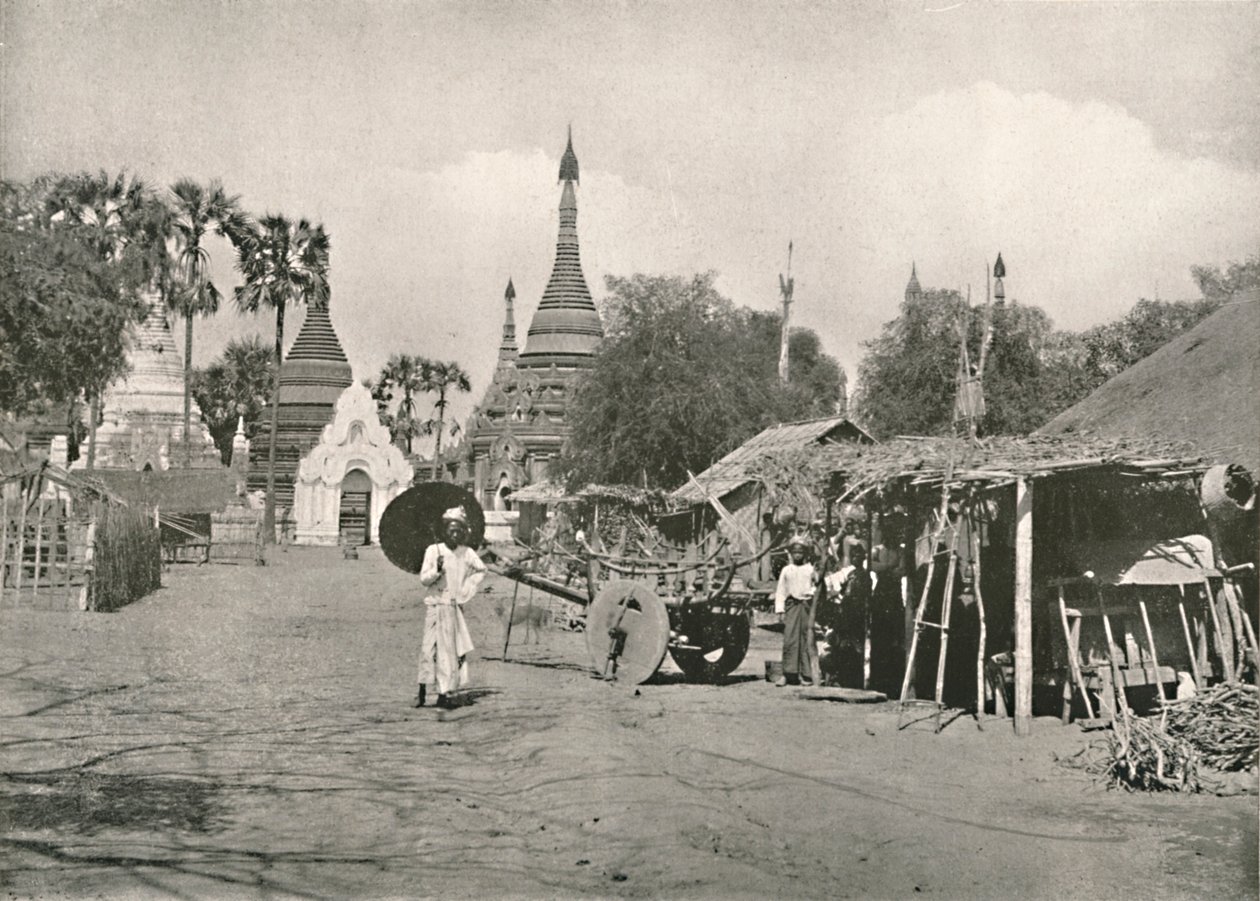 مشهد الشارع ، بهامو ، 1900. بواسطة غير معروف