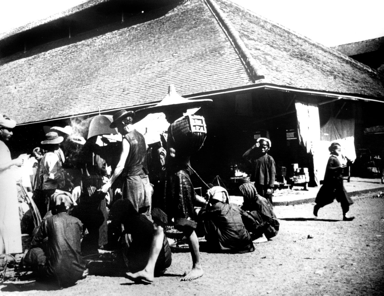 مشهد الشارع ، سايغون ، 1900 بواسطة غير معروف