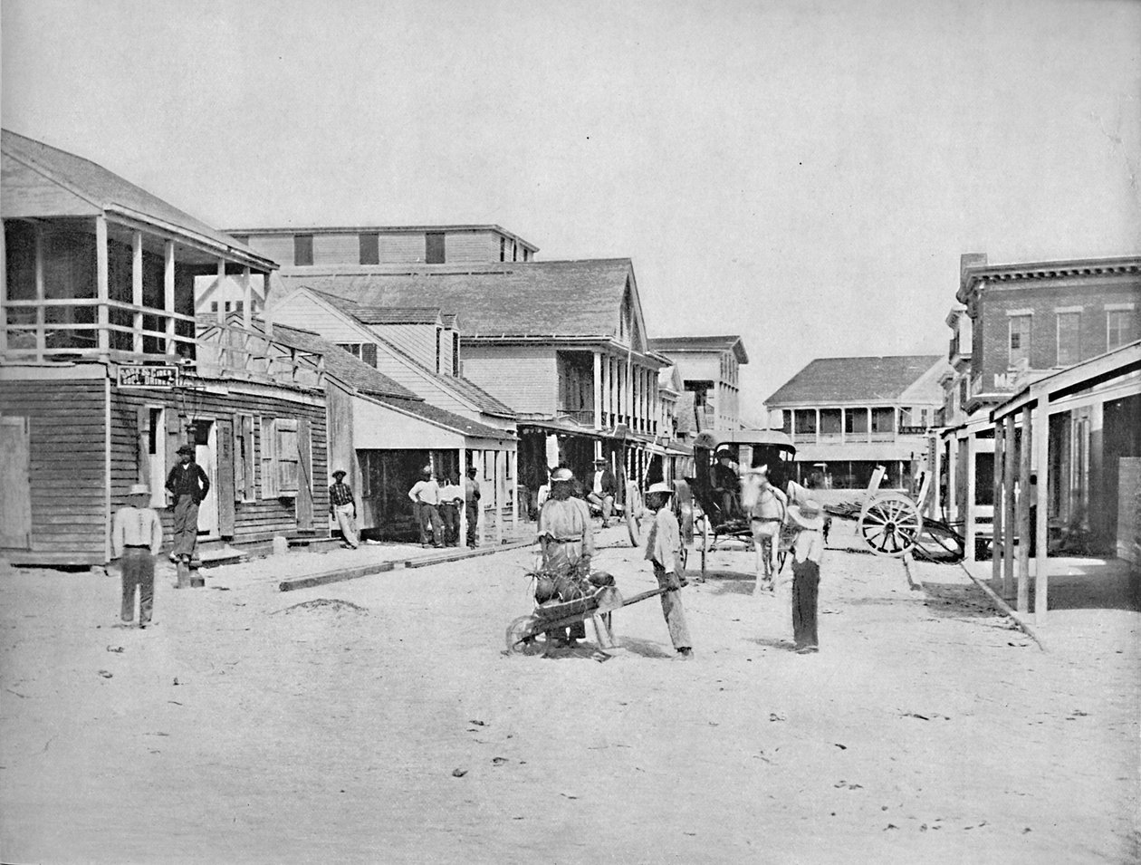شارع في كي ويست ، فلوريدا ، c1897. بواسطة غير معروف