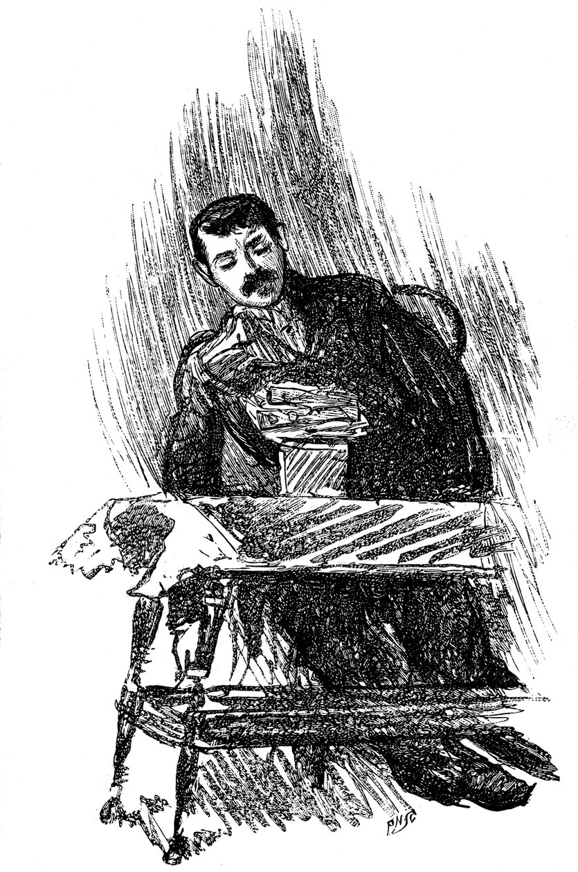 موضوع يدخل في نشوة منومة ، 1891 بواسطة غير معروف