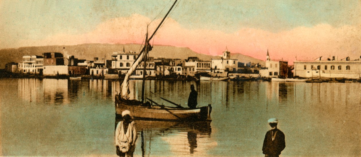 السويس - منظر للون أثناء المياه العالية ، c1918-c1939. بواسطة غير معروف
