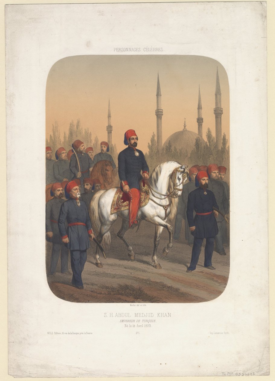 السلطان عبد المجيد الأول 1823-1861 ، 1845 بواسطة غير معروف