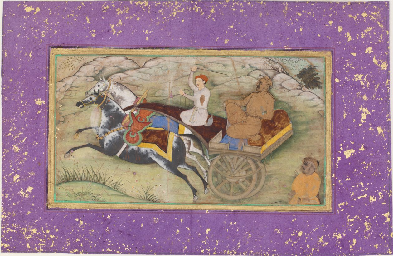 سلطان سالم في عربة ، ح. 1603. بواسطة غير معروف