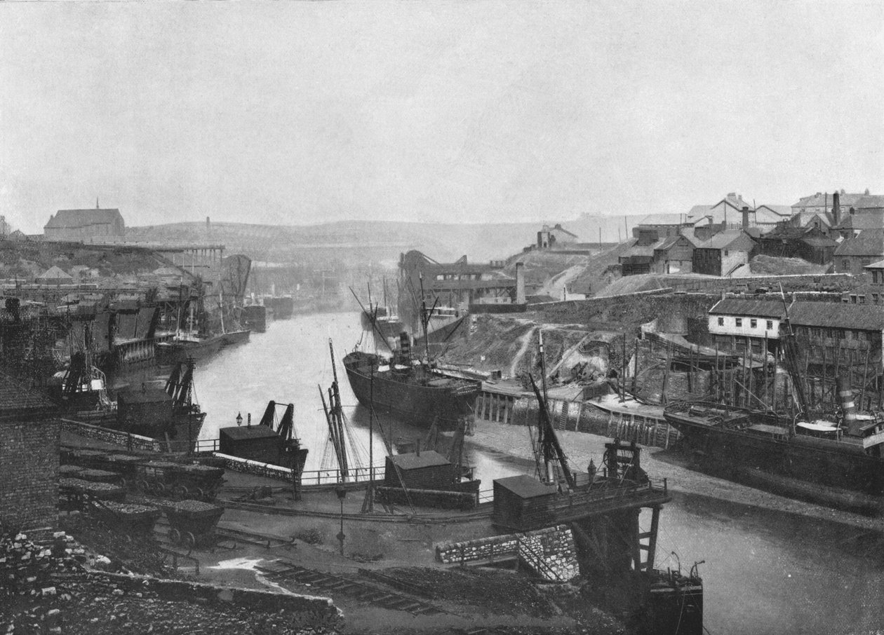 سندرلاند - البحث عن النهر من الجسر ، 1895 بواسطة غير معروف