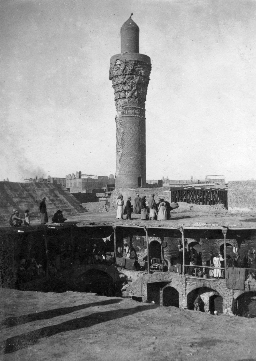 سوق المنارة ، بغداد ، العراق ، 1917-1919 بواسطة غير معروف