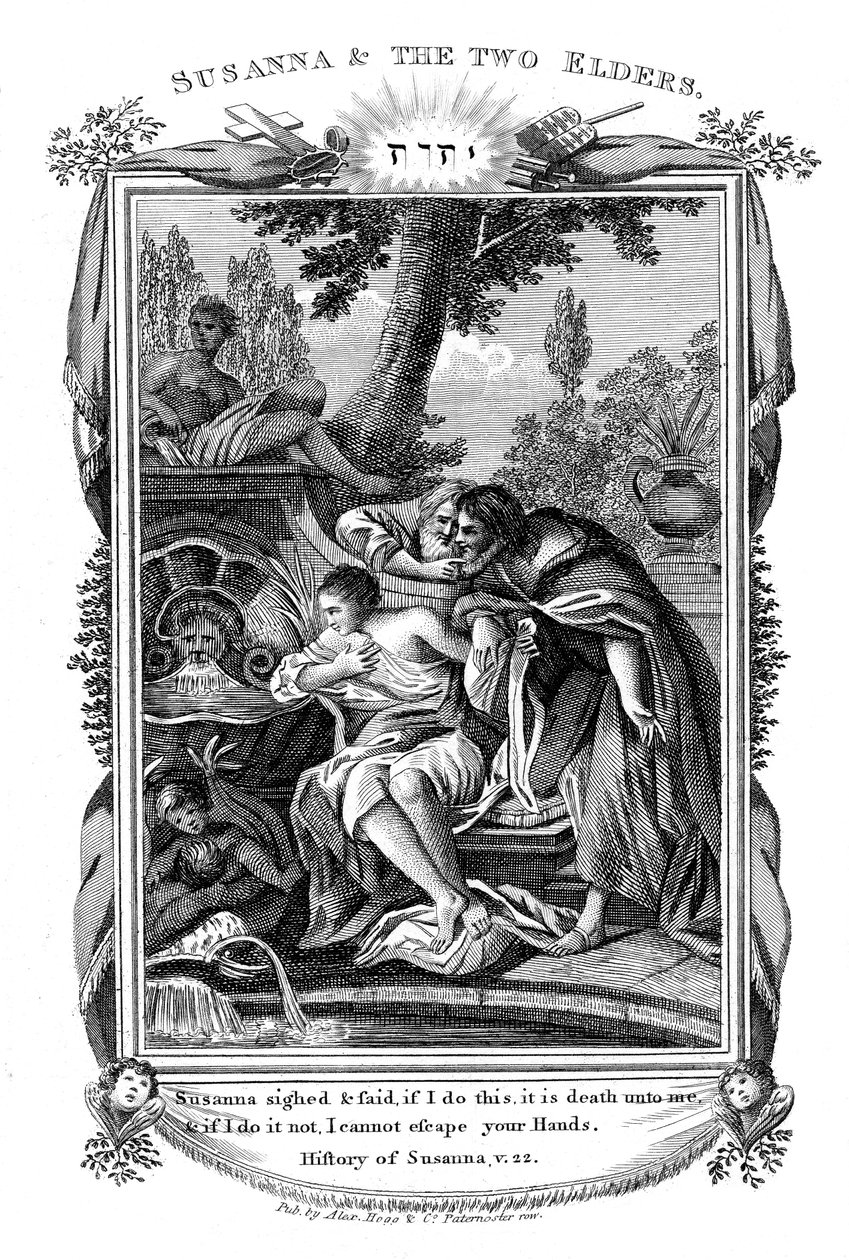 سوزانا والشيوخ ، c1804 بواسطة غير معروف