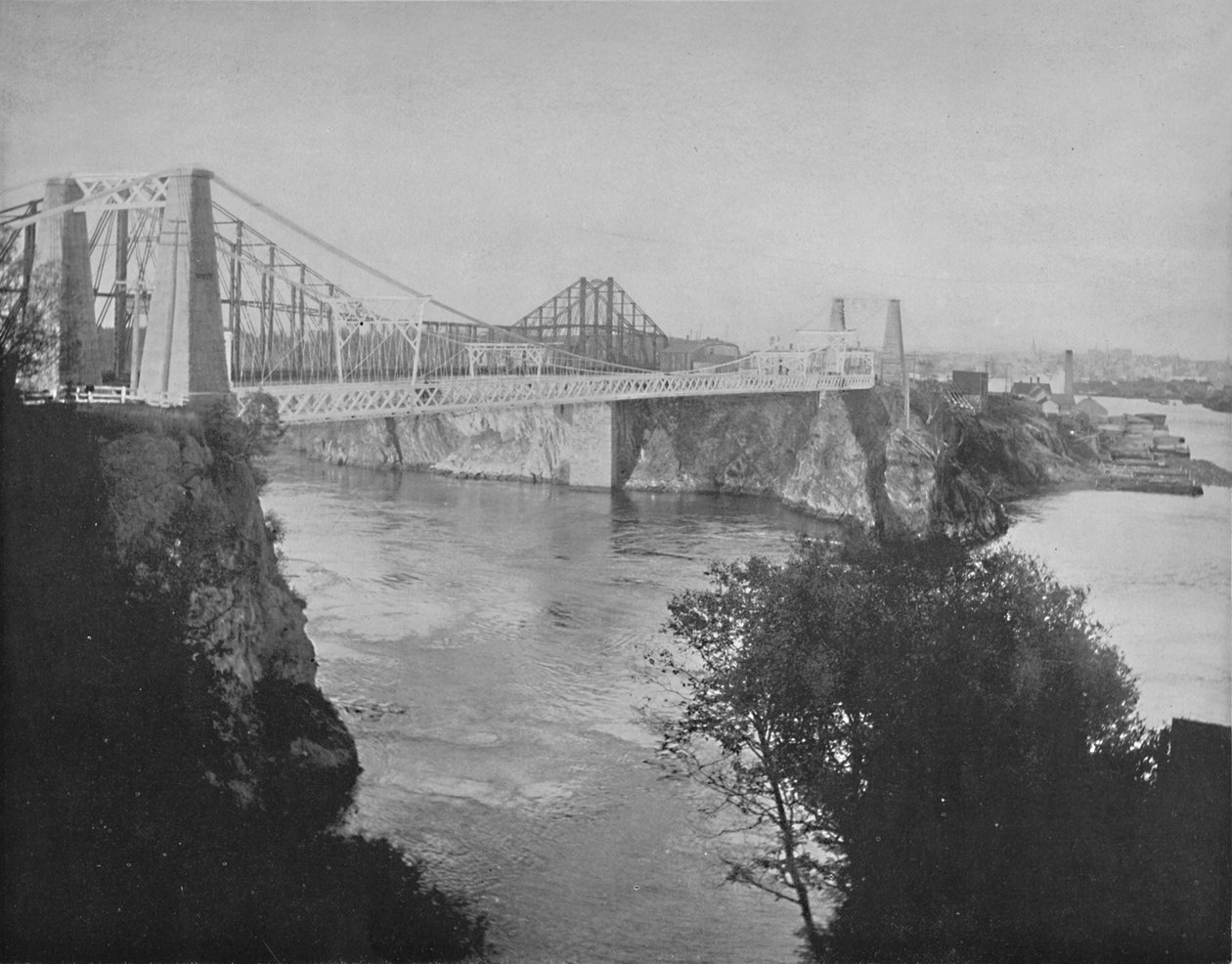 تعليق وجسور ناتئ ، سانت جون ، نيو برونزويك ، c1897. بواسطة غير معروف