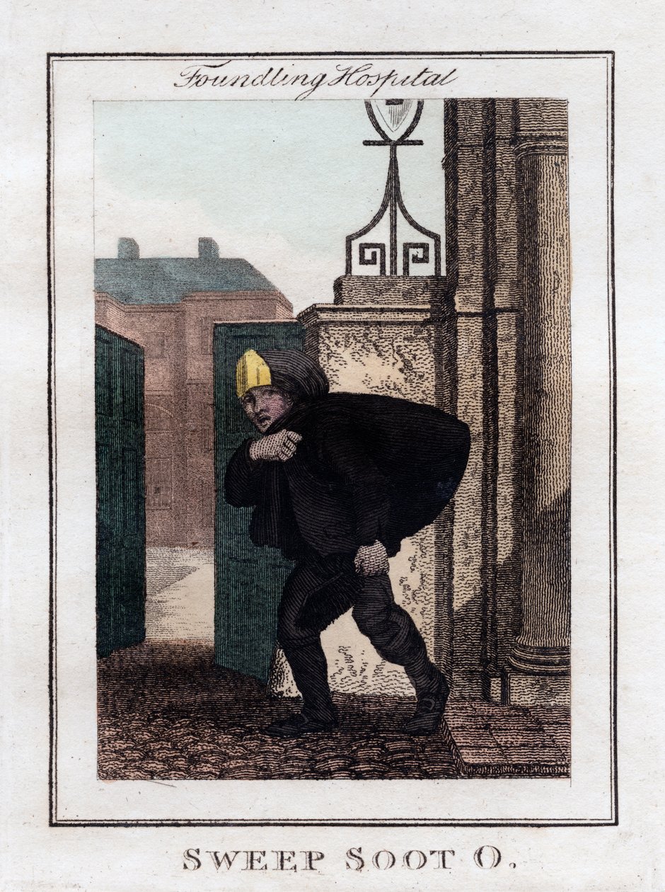 Sweep Soot O ، مستشفى Foundling ، لندن ، 1805 بواسطة غير معروف