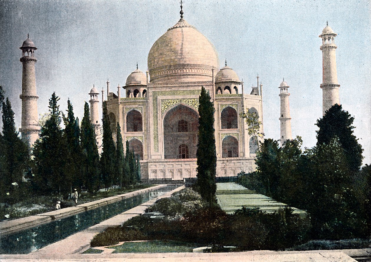 تاج محل ، أغرا ، أوتار براديش ، الهند ، c1890 بواسطة غير معروف