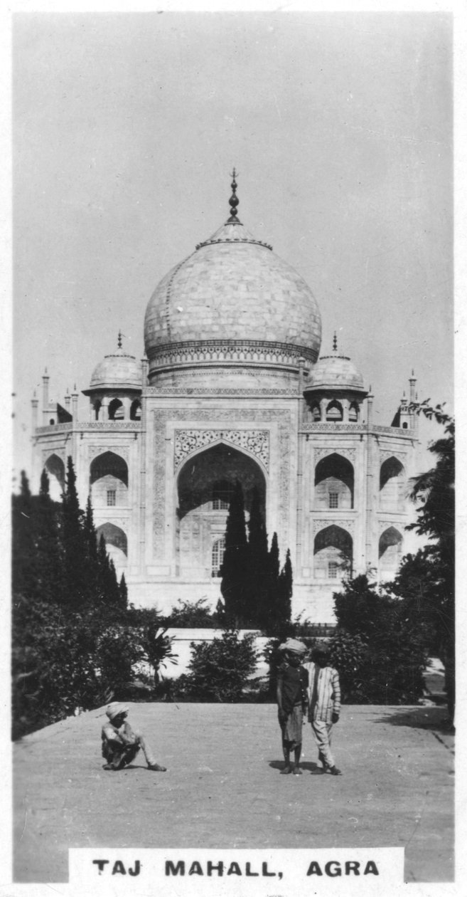 تاج محل ، أغرا ، أوتار براديش ، الهند ، c1925. بواسطة غير معروف